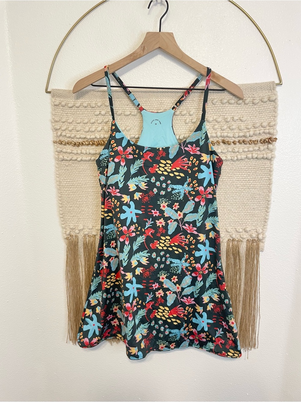 Kitty And Vibe Floral Active/Swim Dress M